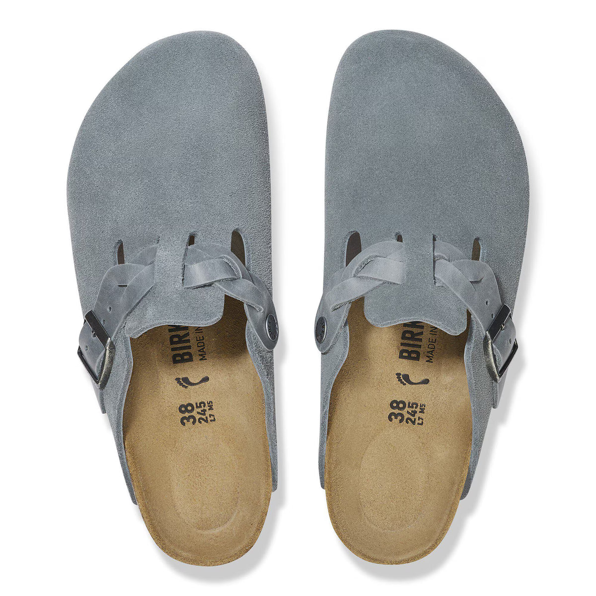 Boston Braided Suede Leather