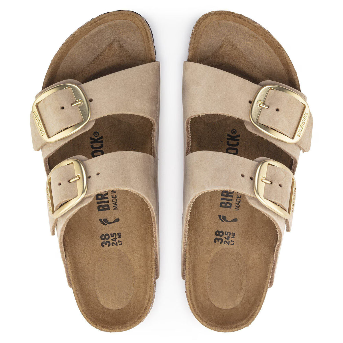Arizona Big Buckle Nubuk Leather