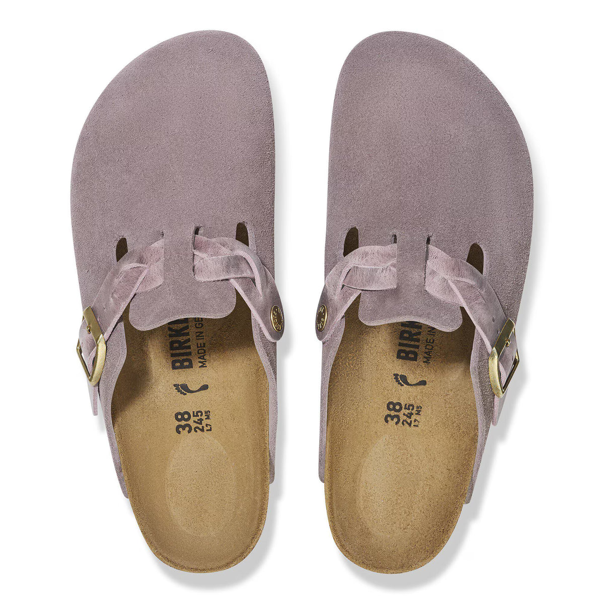 Boston Braided Suede Leather