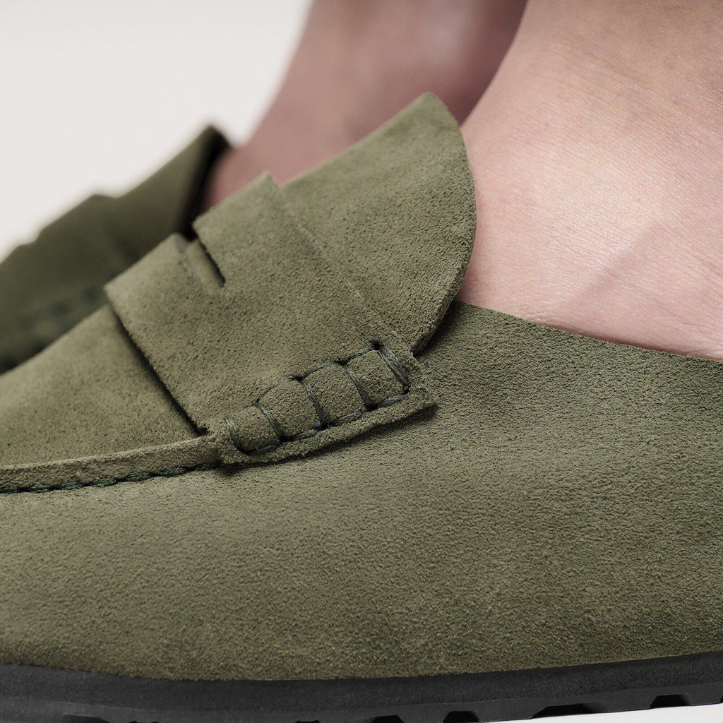 Naples Wrapped Suede Leather
