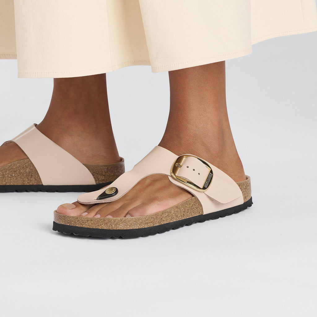 Gizeh Big Buckle Natural Leather Patent