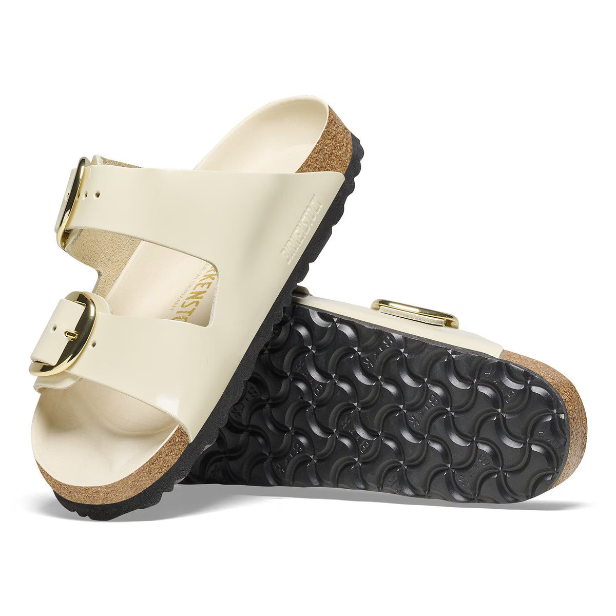 Arizona Big Buckle Natural Leather Patent