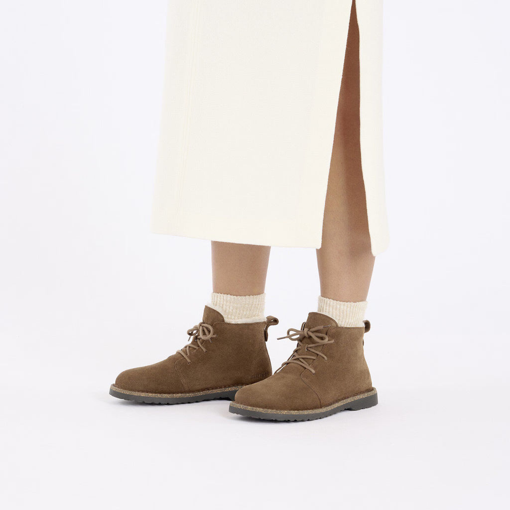 Uppsala Mid Shearling Suede Leather