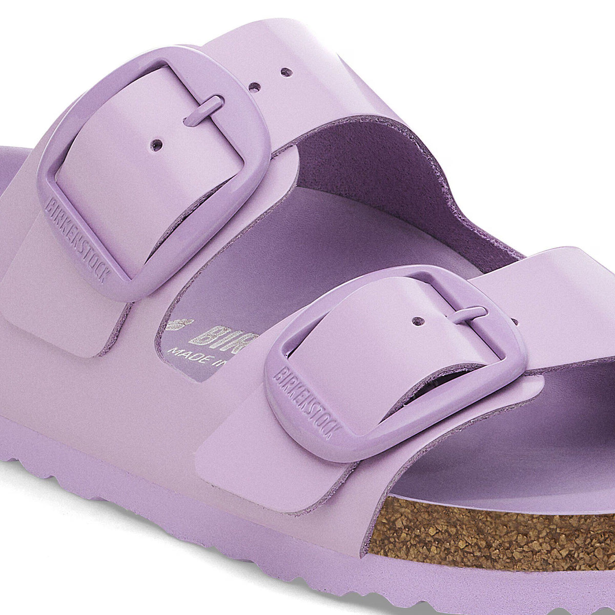 Arizona Big Buckle Natural Leather Patent