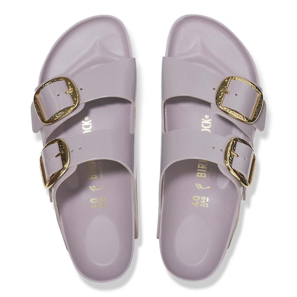 Arizona Big Buckle Natural Leather Patent